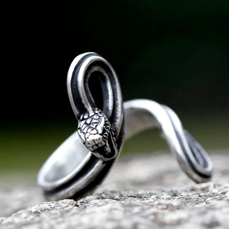 Bague Serpent Agressif