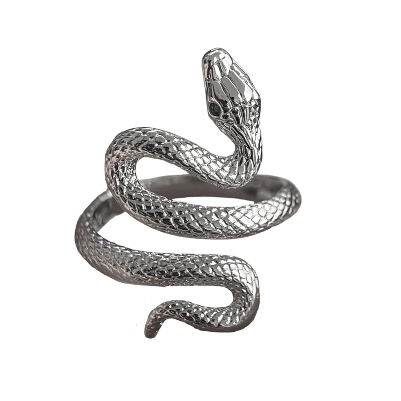 Bague Serpent Yeux Verts