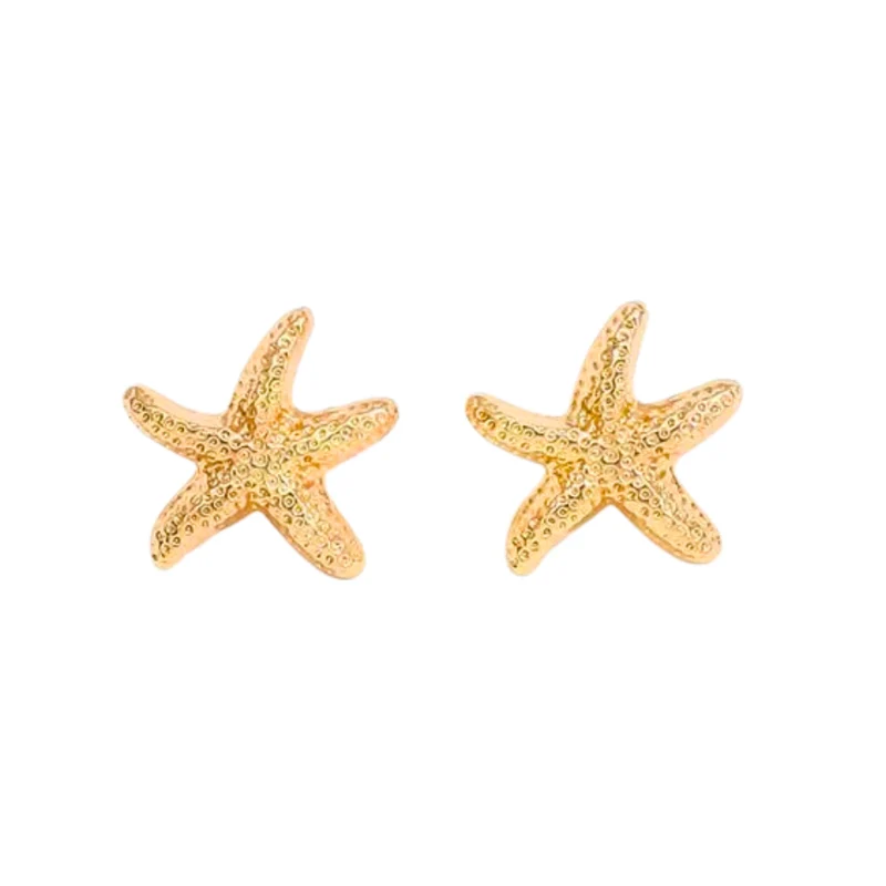 Boucles d'Oreilles Étoile de Mer Été