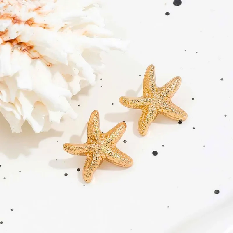 Boucles d'Oreilles Étoile de Mer Été