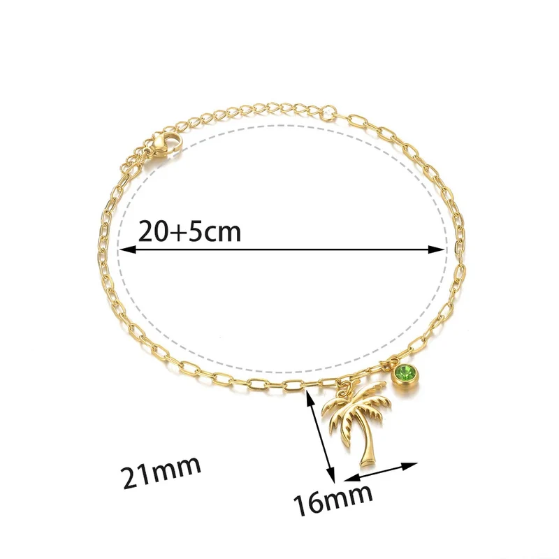 Bracelet de Cheville Palmier