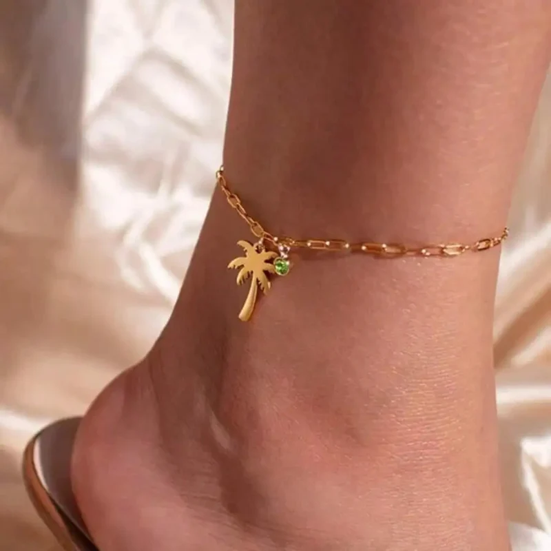 Bracelet de Cheville Palmier