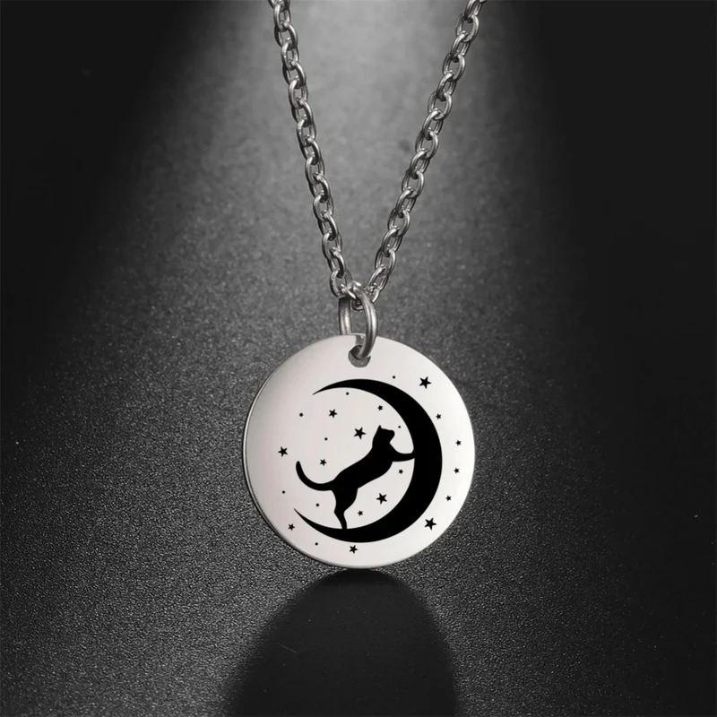 Collier Chat Nuit