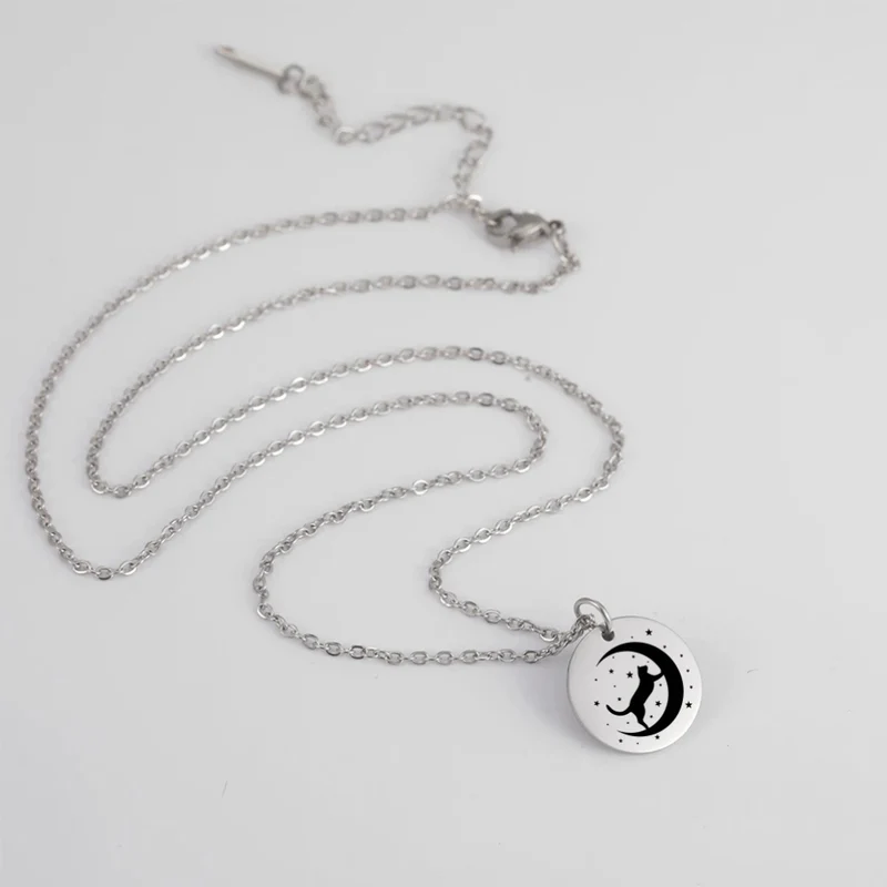 Collier Chat Nuit