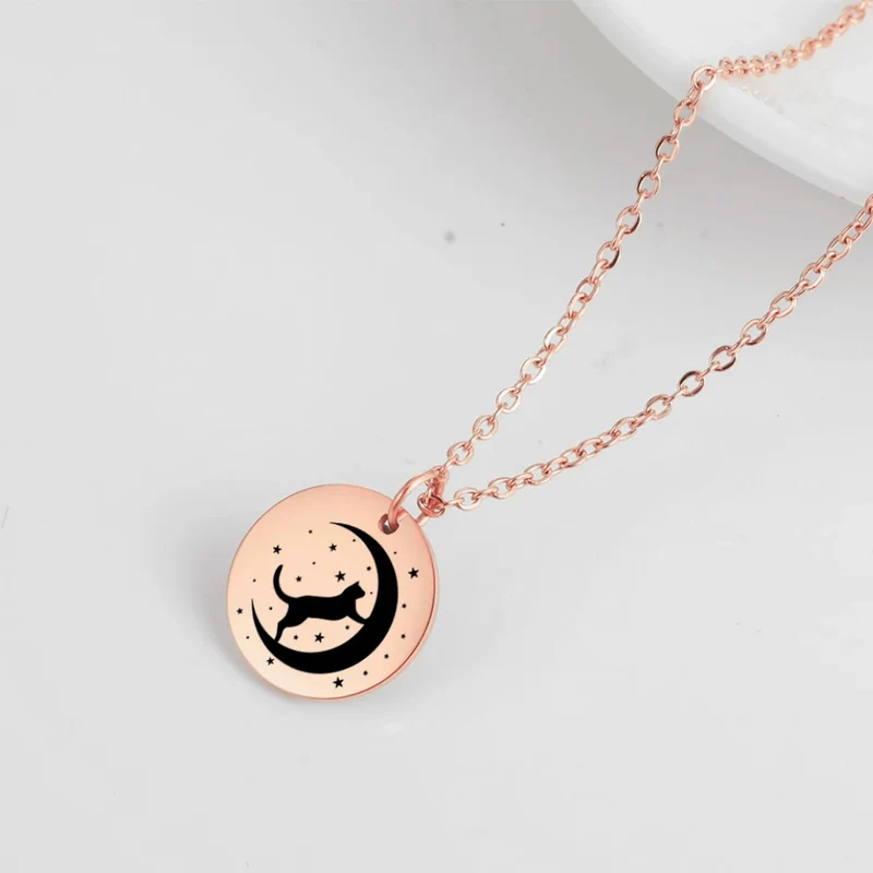 Collier Chat Nuit