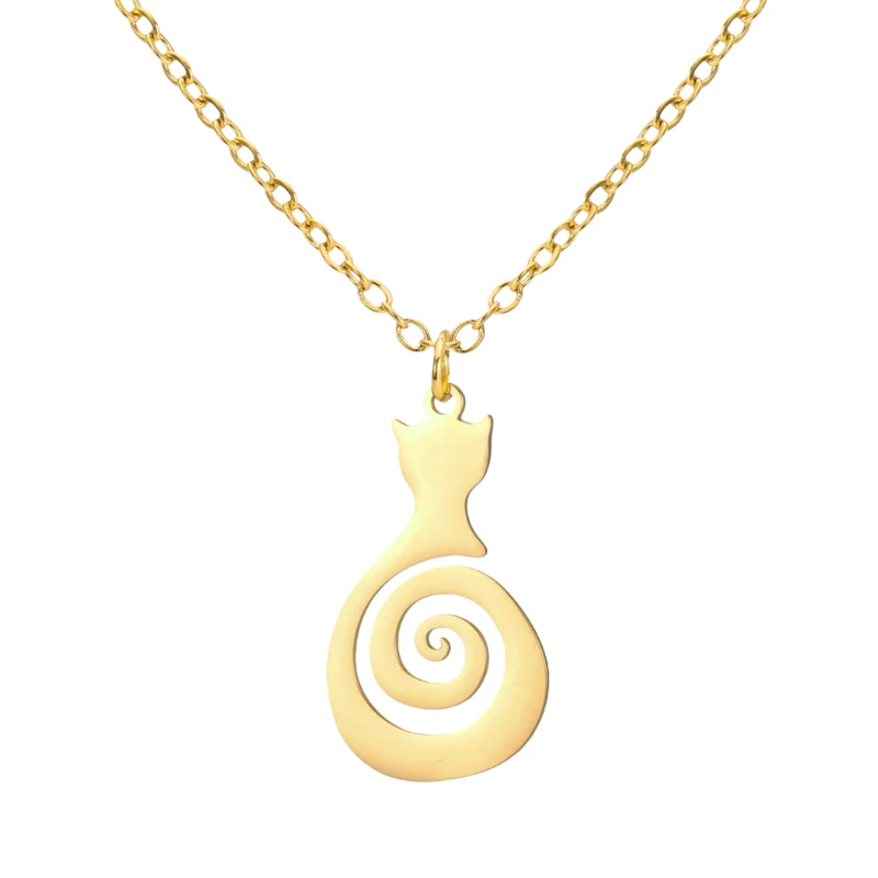 Collier Chat Spiral