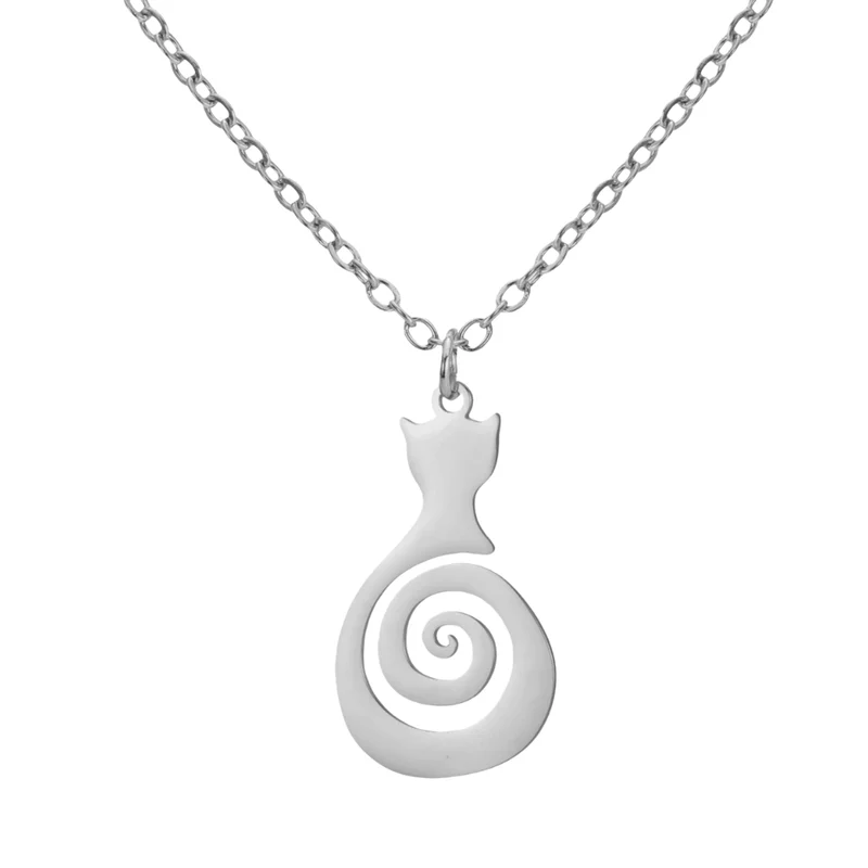 Collier Chat Spiral