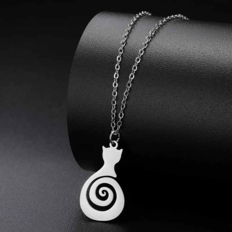 Collier Chat Spiral