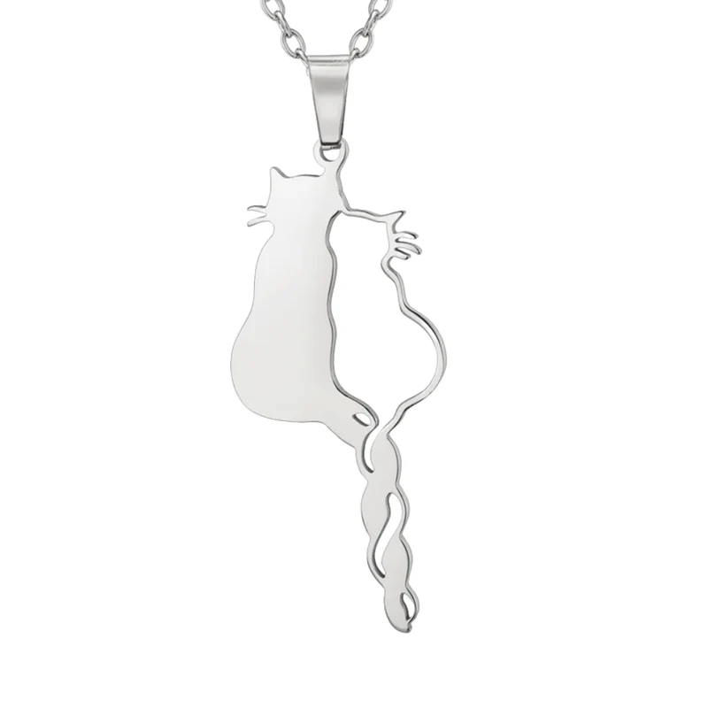 Collier Chat Amour