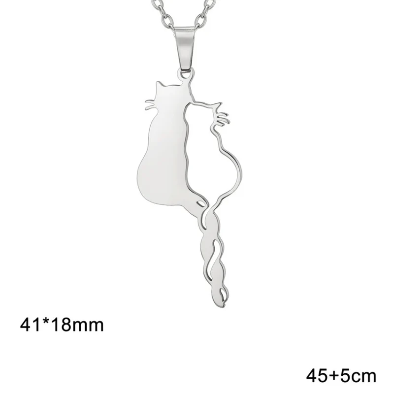 Collier Chat Amour