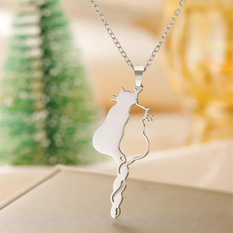 Collier Chat Amour