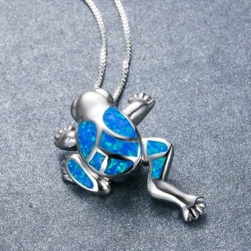 Collier Grenouille Bleue