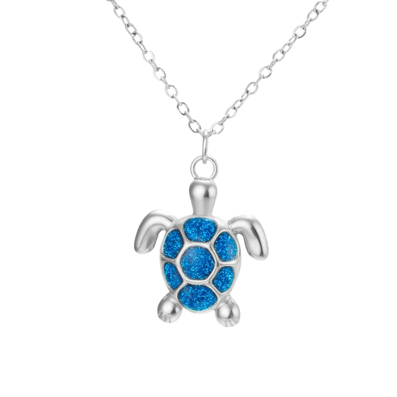 Collier Tortue Bleue