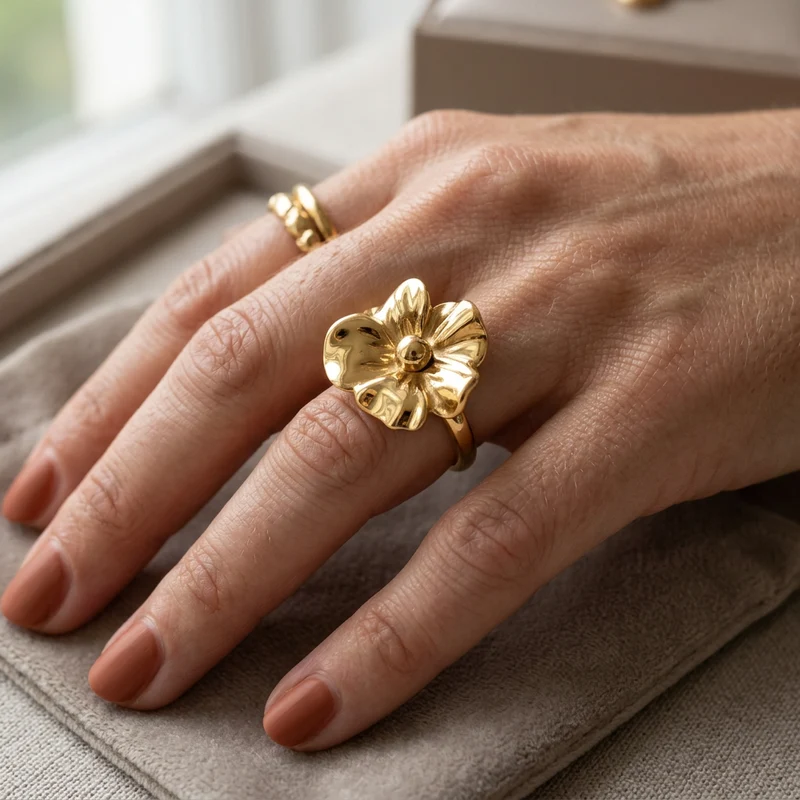 Bague Pivoine