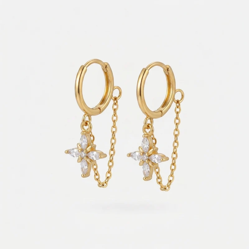 Boucles d’oreilles Aster