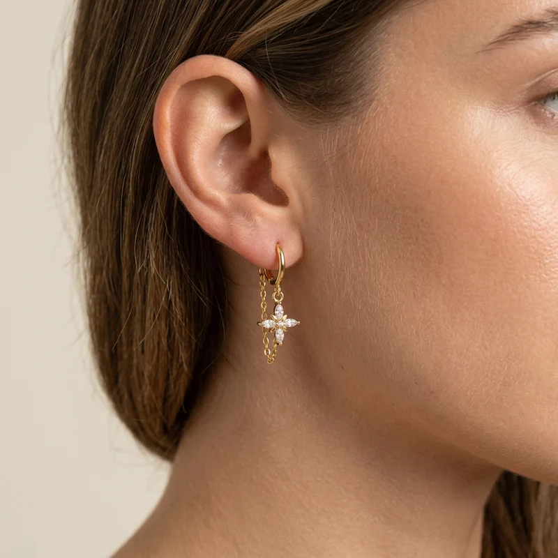 Boucles d’oreilles Aster