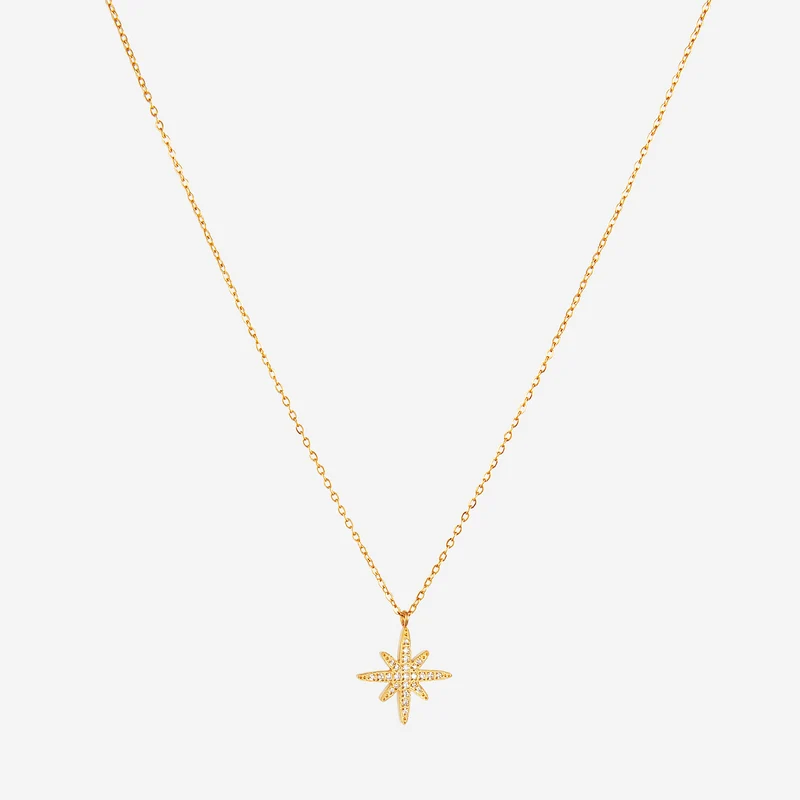 Collier Fin Pendentif étoile