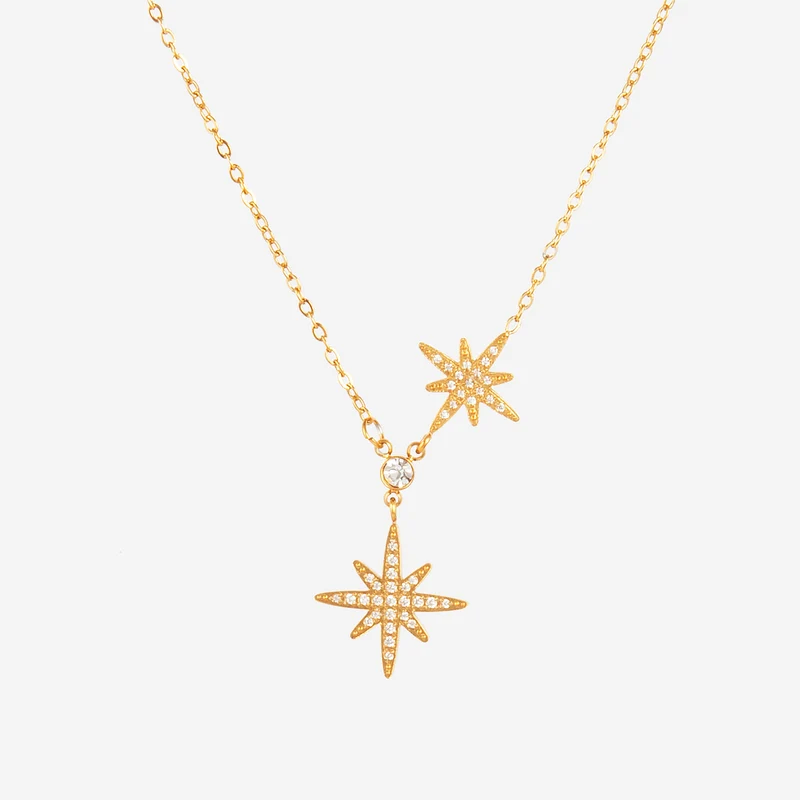 Collier Double étoile
