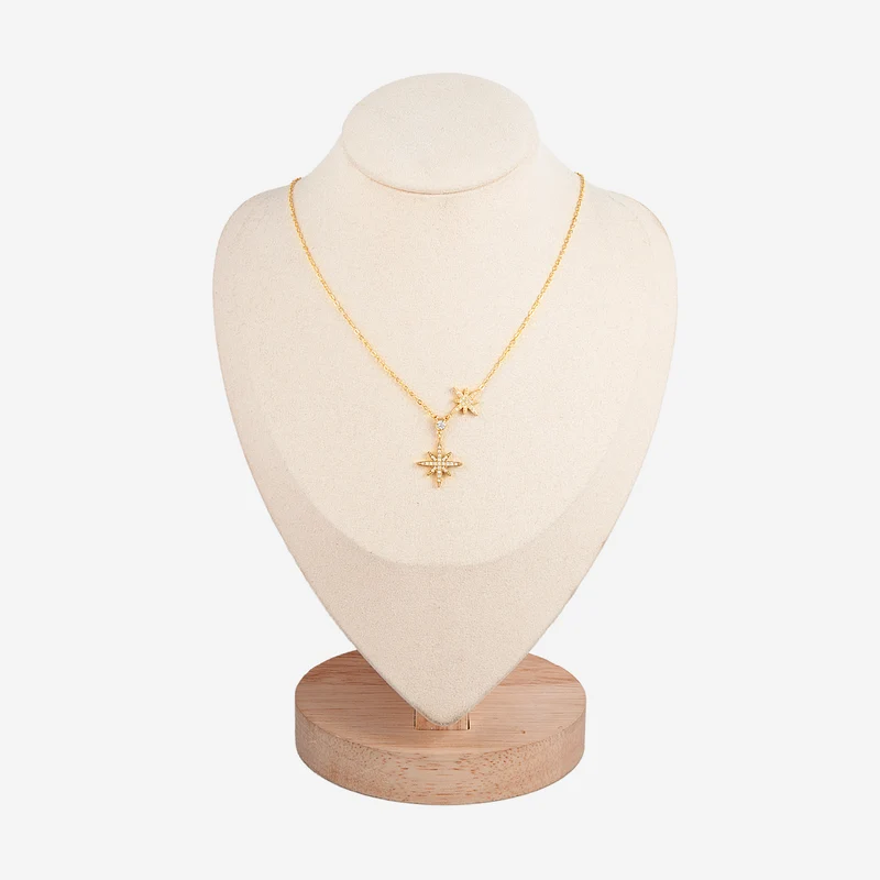 Collier Double étoile