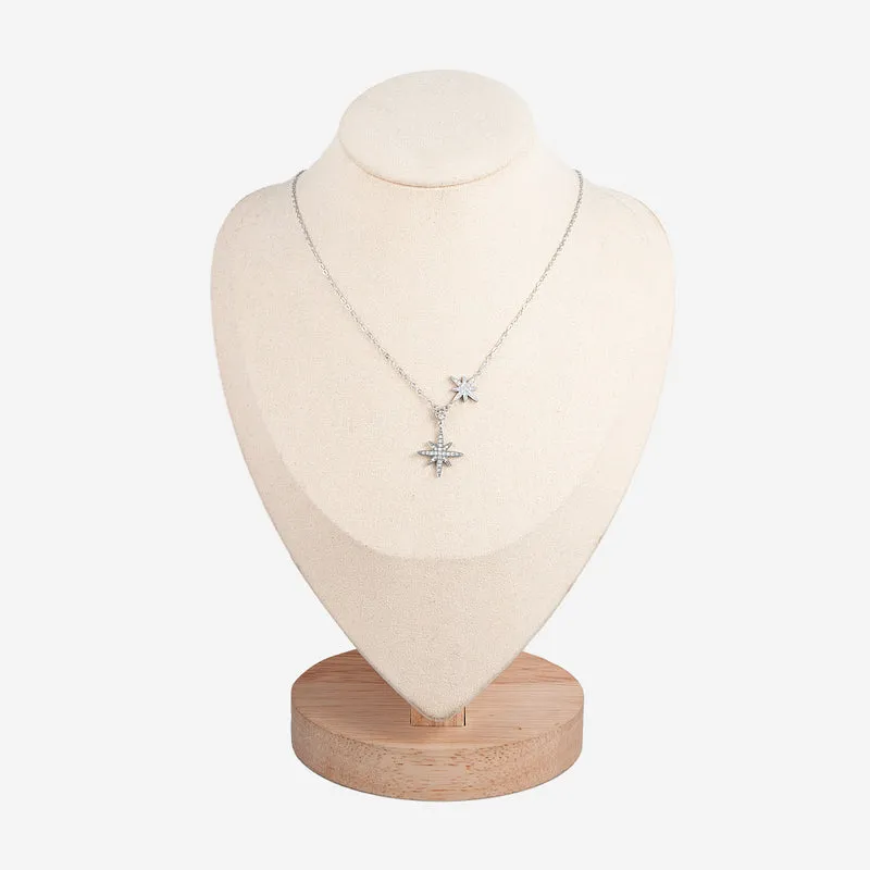 Collier Double étoile