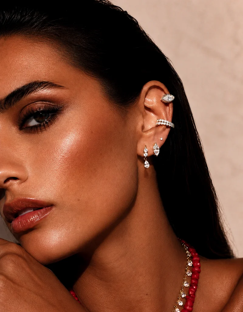 BOUCLE "CREOLE KISS DROP"