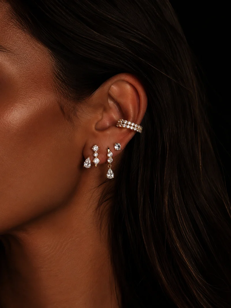 BOUCLE "CREOLE KISS DROP"