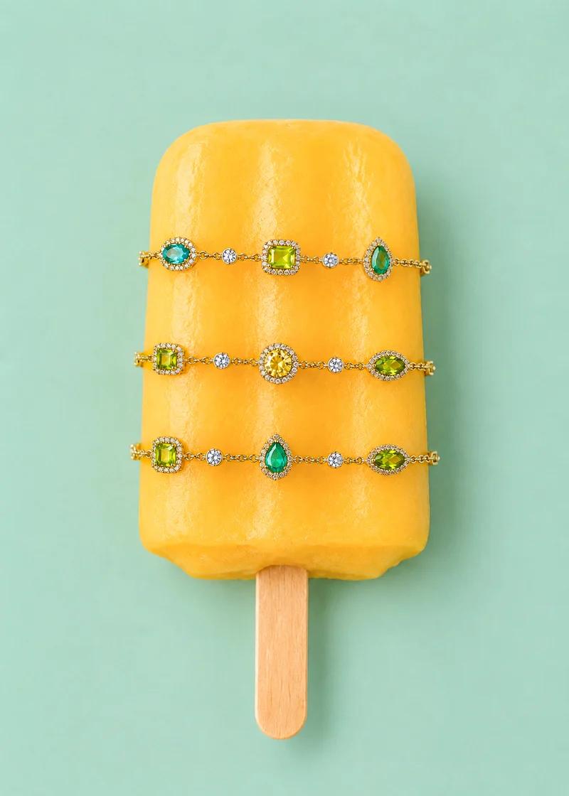 BRACELET "TRESOR LIME"