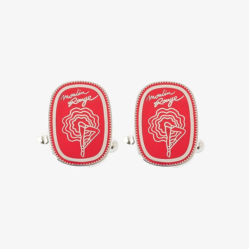 BOUTONS DE MANCHETTES FEERIE ROUGE