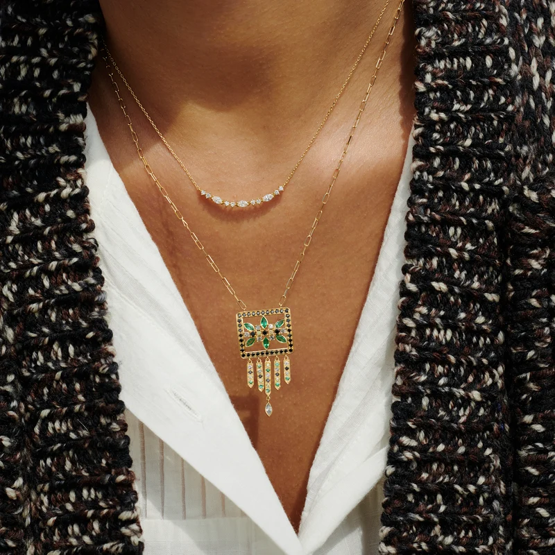 Rita Necklace 1–Green