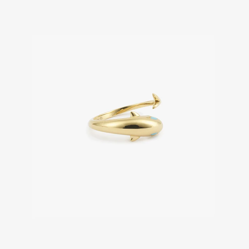 Dolphin Ring Turquoise