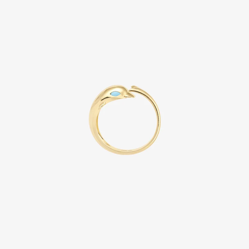 Dolphin Ring Turquoise