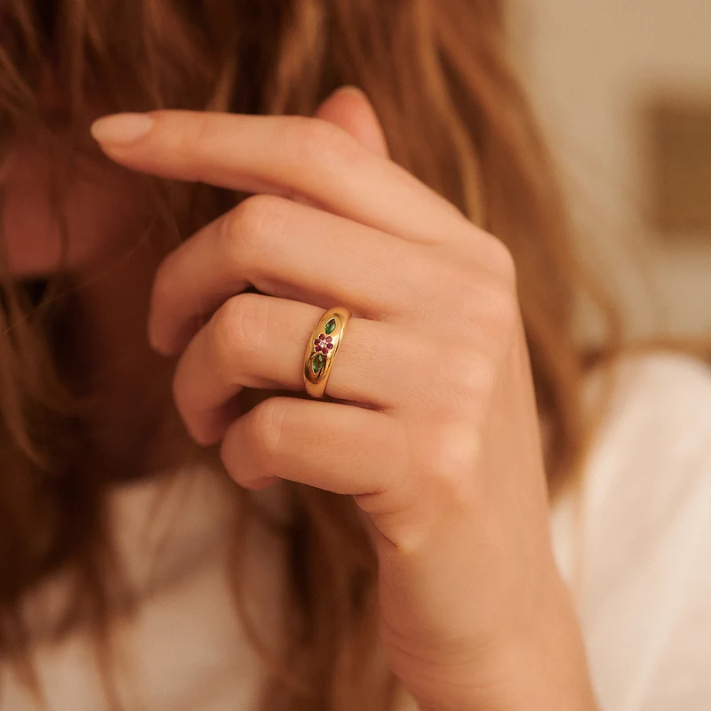 Miniflower Ring 2–Red