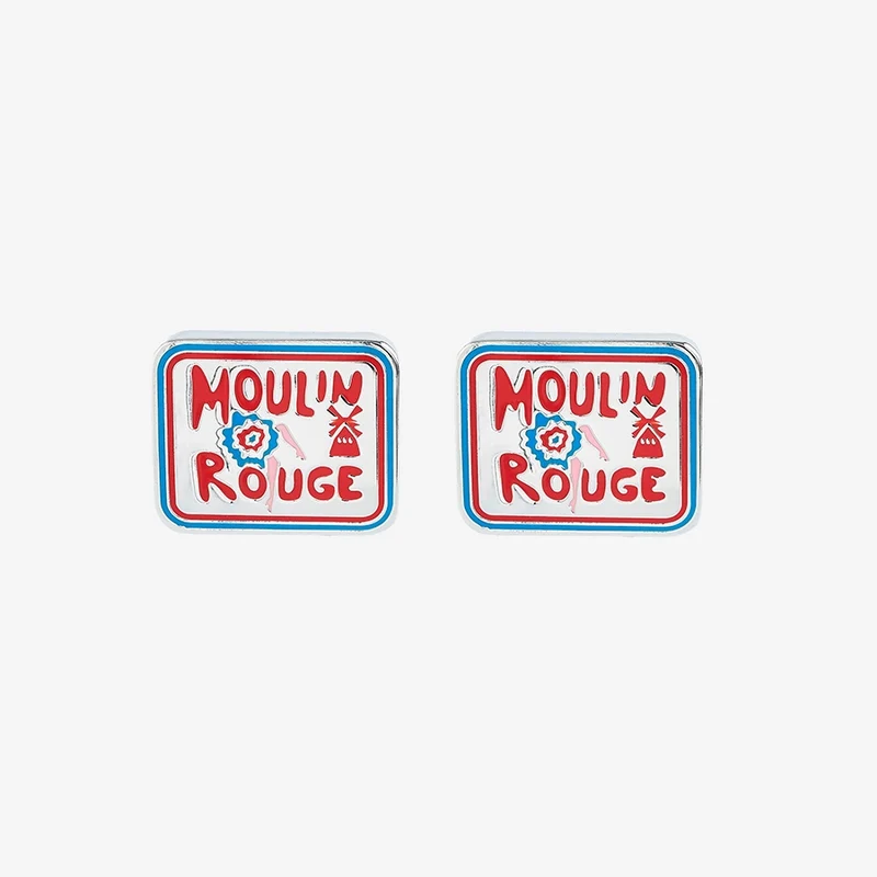BOUTONS DE MANCHETTES BLASON CANCAN