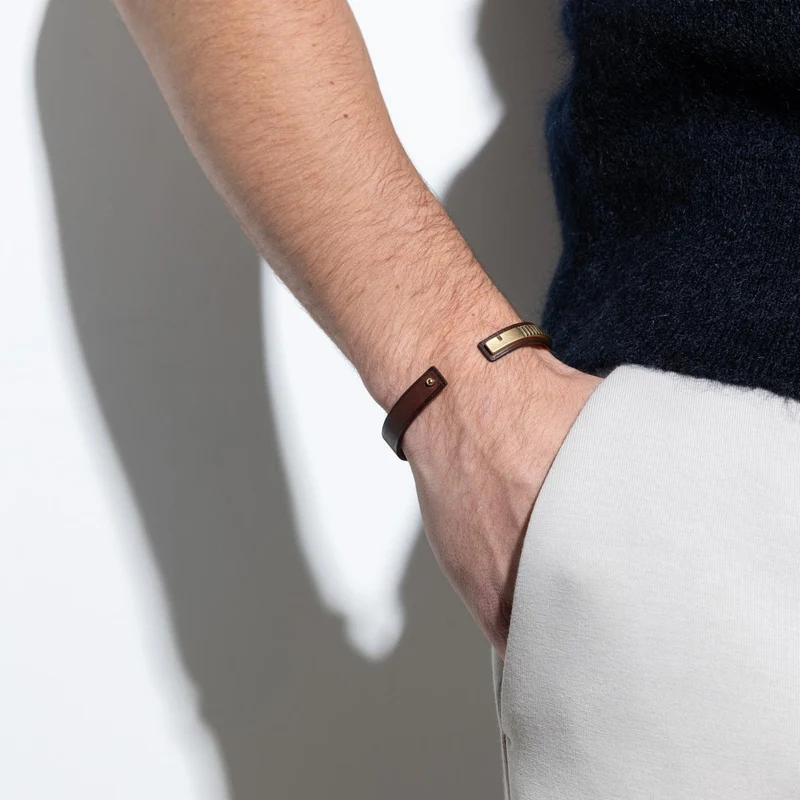 bracelet jonc homme or | URAEUS
