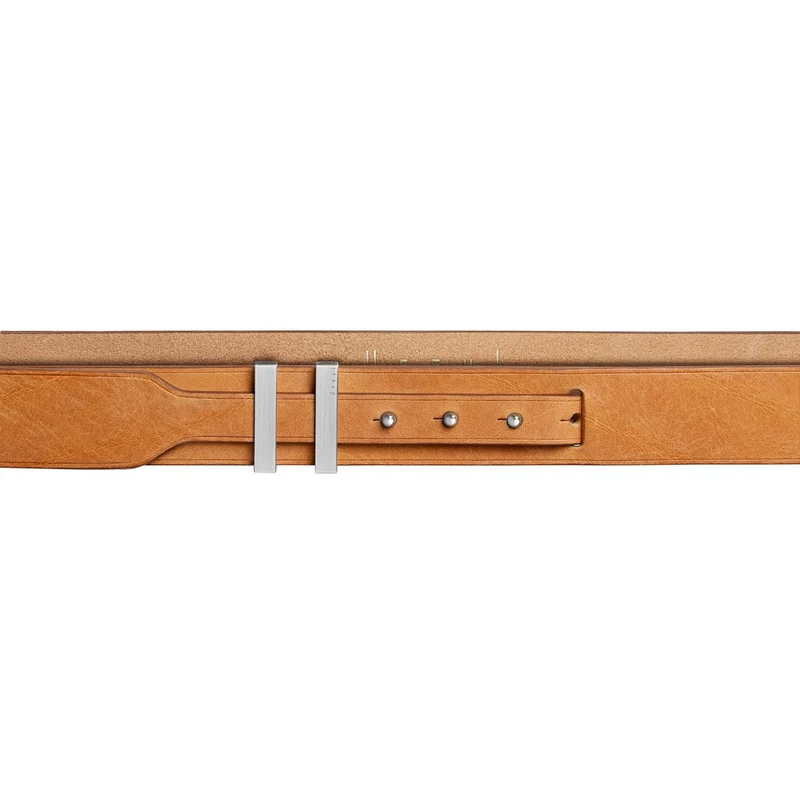 Ceinture camel homme foulonné | SPARTIATE.34