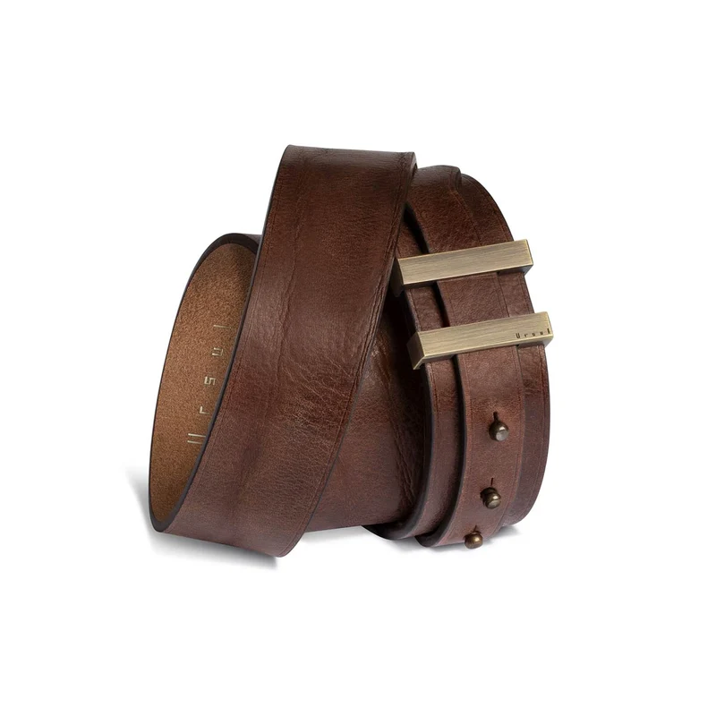 Ceinture homme marron vintage | SPARTIATE.34