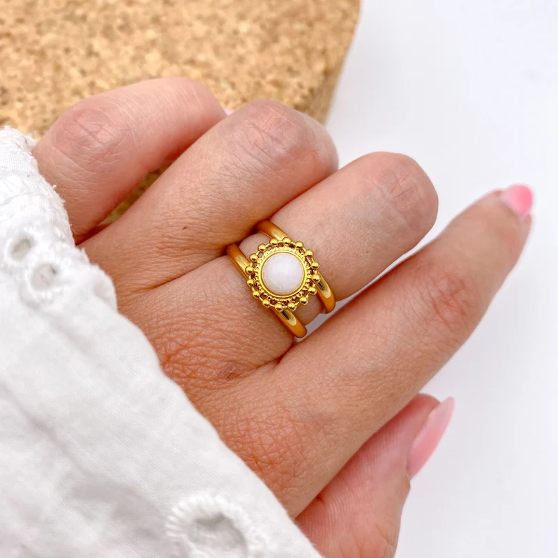 Bague OLGA acier
