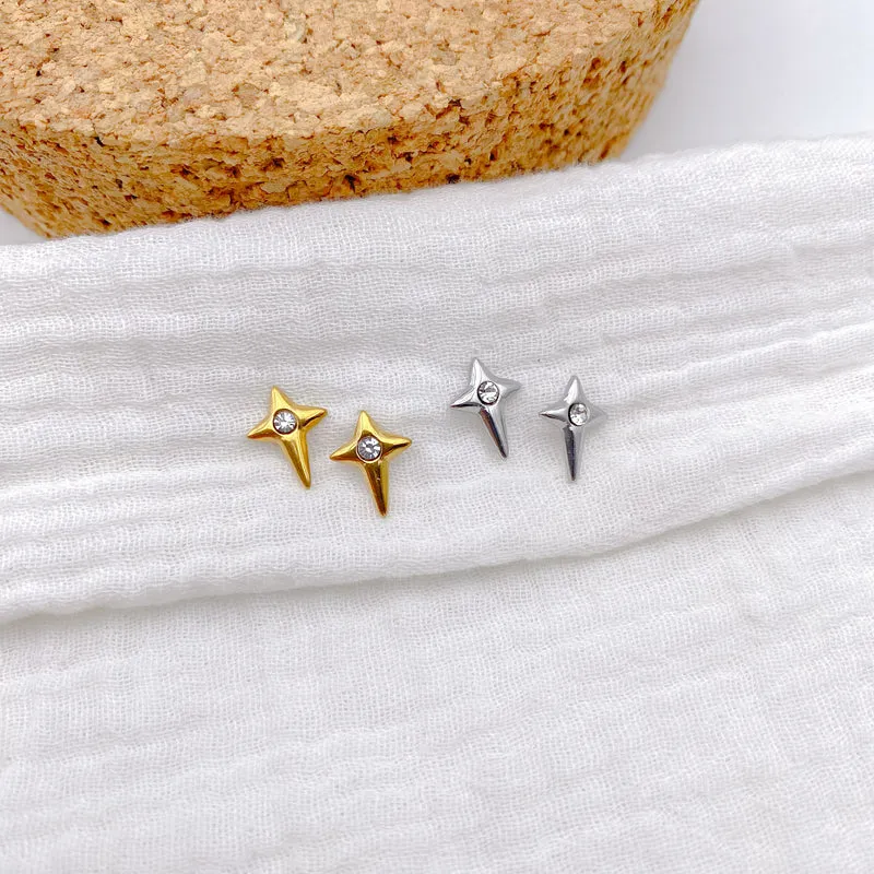 Boucles d’oreilles TIMEA acier