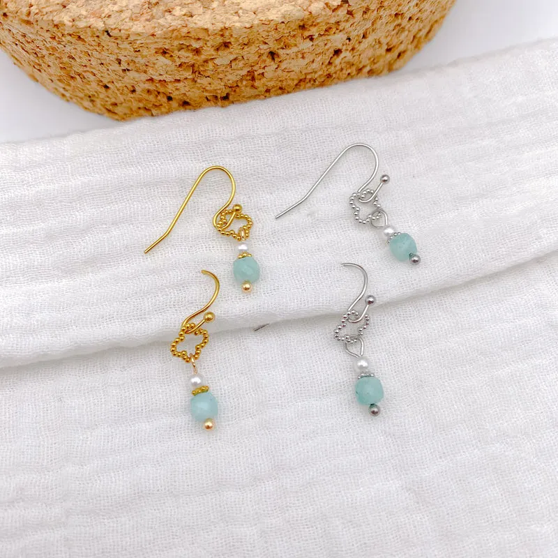 Boucles d’oreilles EGLANTINE acier
