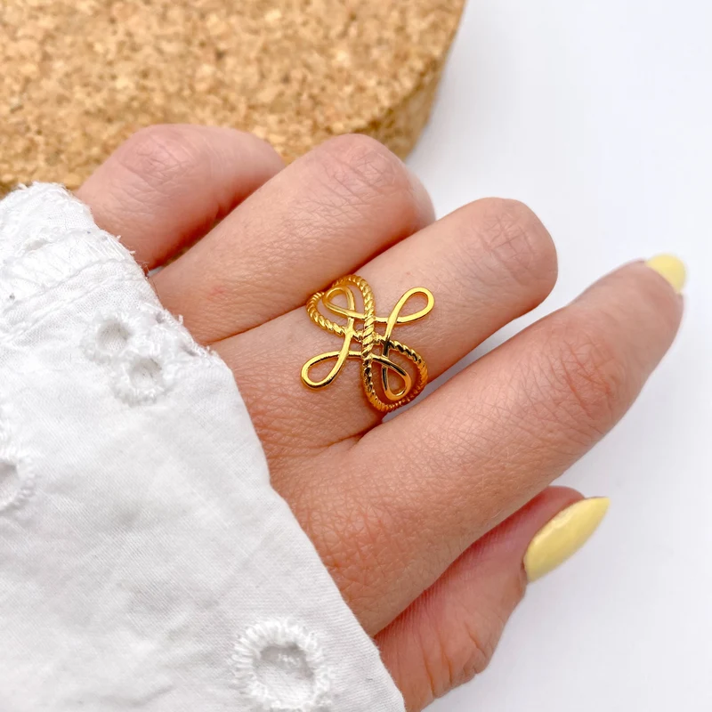 Bague ONDINE acier