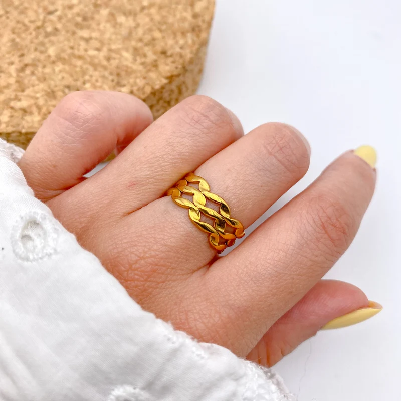 Bague PIETRA acier