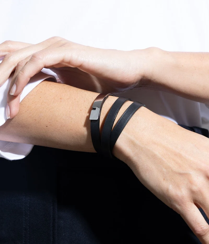 Bracelets couple Noir & Fauve | U'TURN