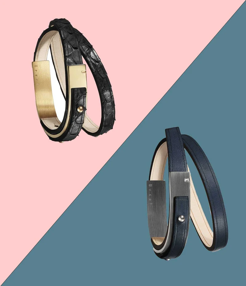 Bracelets duo unisexe en cuir
