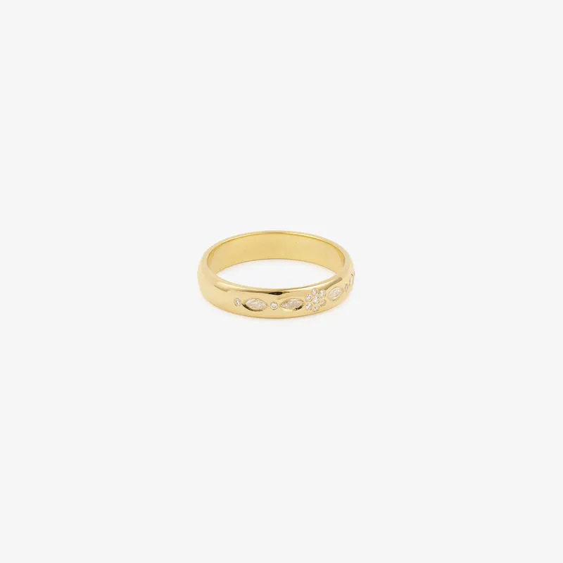 Miniflower Love Ring 3–Full Diamond