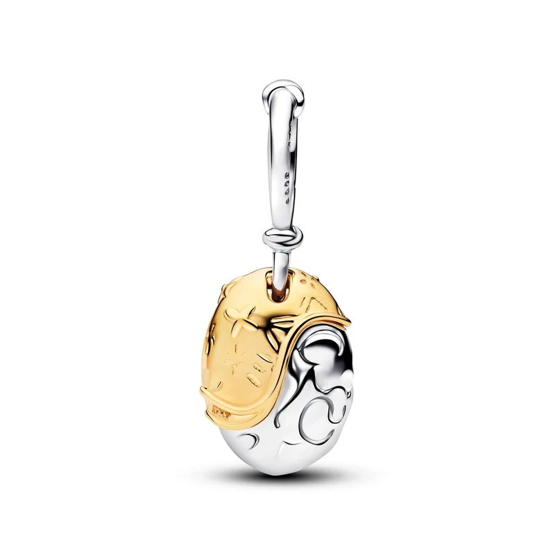 Pandora Disney Charm Pendant Cœur De Te Fiti Disney Princesses Moana Lab-Grown Diamond 0.012 ct TW Plaqué Or 764385C01