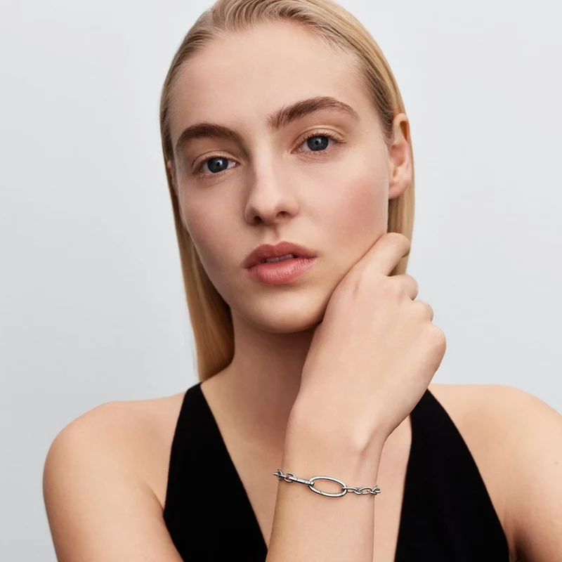 Pandora ME Bracelet Chaîne Openable Oval 594678C00