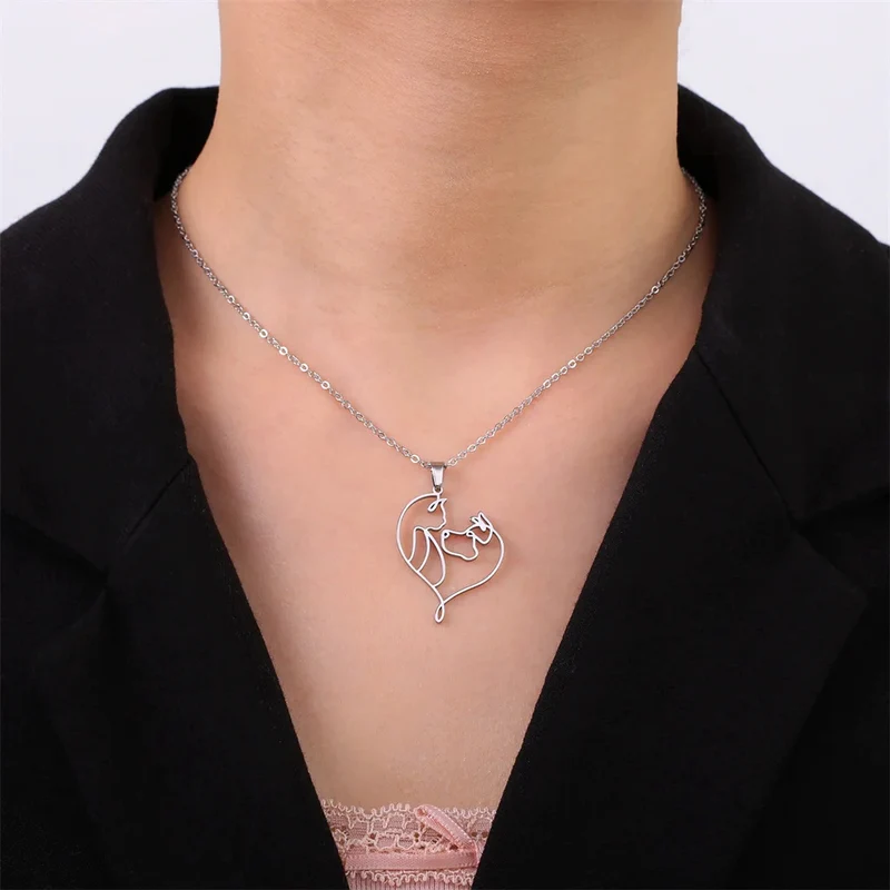 Collier Chat Chien Amour