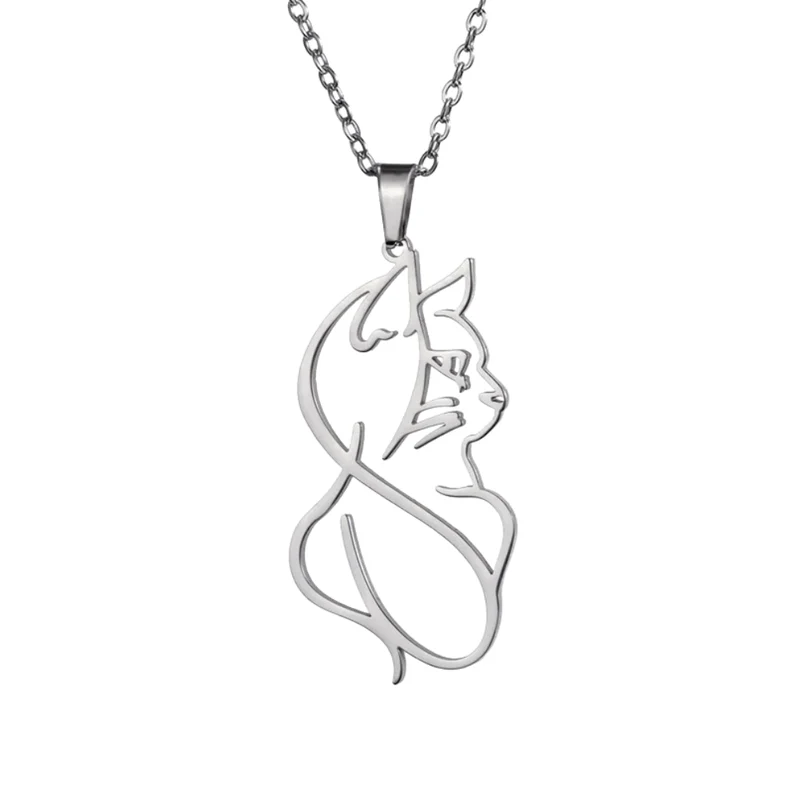 Collier Chat Artistique
