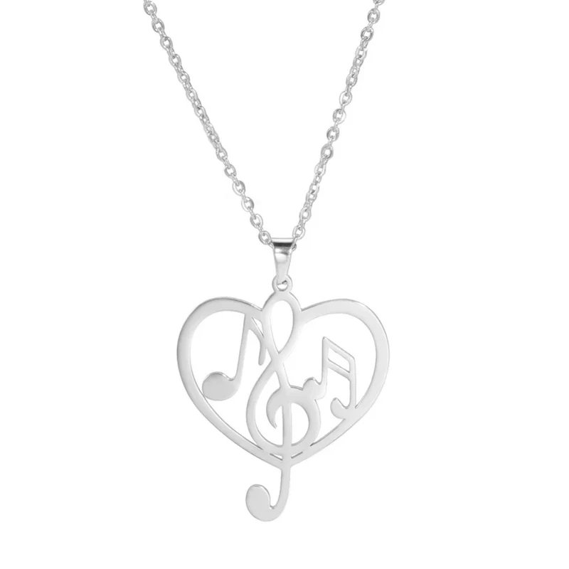 Collier Coeur Musique