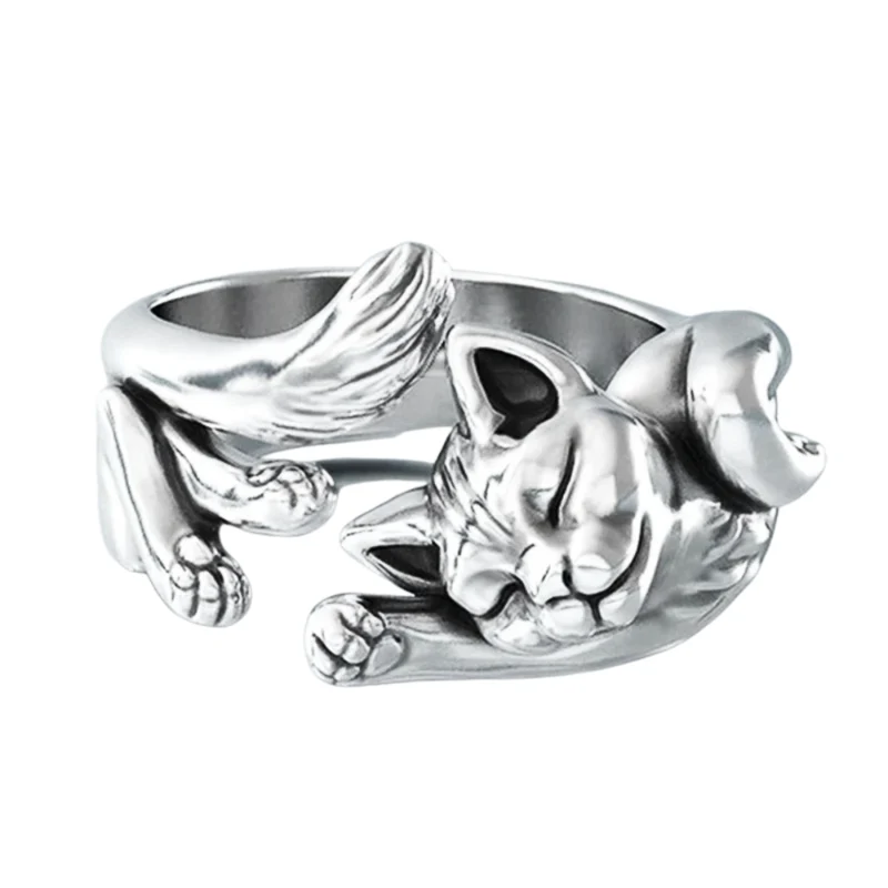 Bague Chat Beauté